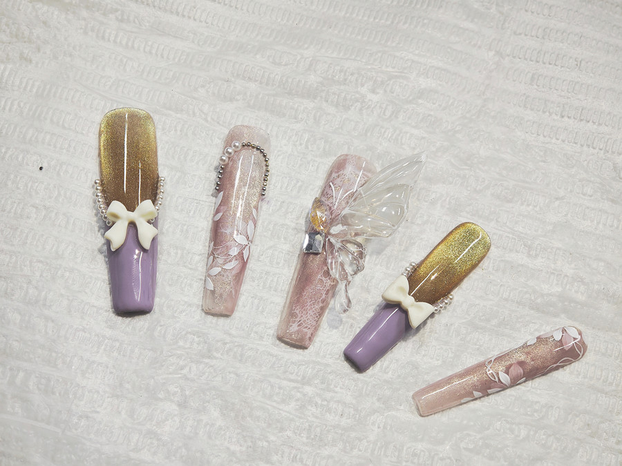 貓眼蝴蝶美甲，南寧美甲進(jìn)修提升培訓(xùn)